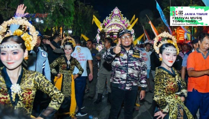 Bupati Fauzi Bangga Festival Musik Tong-Tong Sumenep Masuk KEN 2025