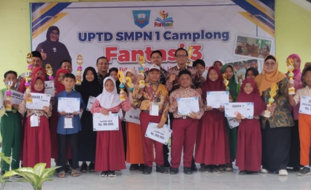 Meriah! SMPN 1 Camplong Gelar Fantasi 3, Puluhan Siswa SD Raih Penghargaan