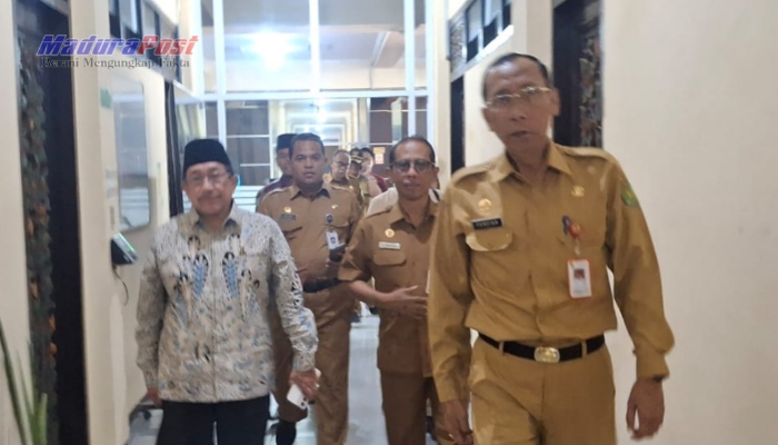 Hari Pertama Bertugas, Wabup Sumenep Imam Hasyim Sapa Pegawai Pemkab