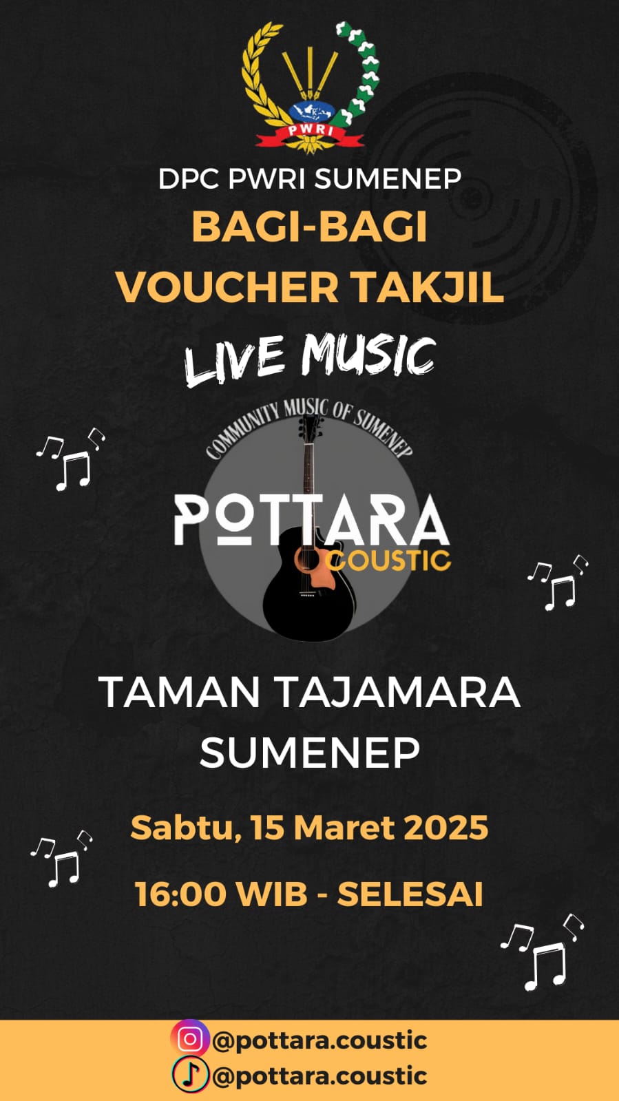 PWRI Sumenep Rutin Berbagi di Ramadan, Tahun Ini Hadirkan Voucher Takjil dan Beasiswa