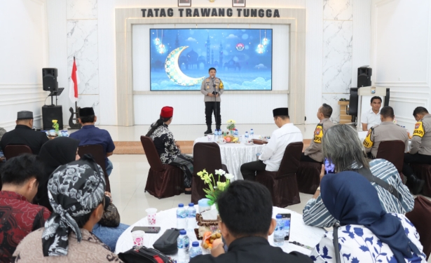 Halal Bihalal Kapolres Pamekasan dan Wartawan, Momentum Perkuat Kerja Sama dan Cegah Balap Liar