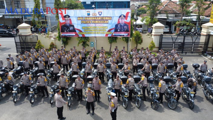 Gelitik Minat Baca Generasi Muda, Polres Pamekasan Implementasi Perpustakaan Keliling