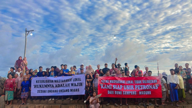 Warga Pantura Sampang Gelar Aksi Protes, Tuntut Petronas Libatkan Masyarakat Lokal