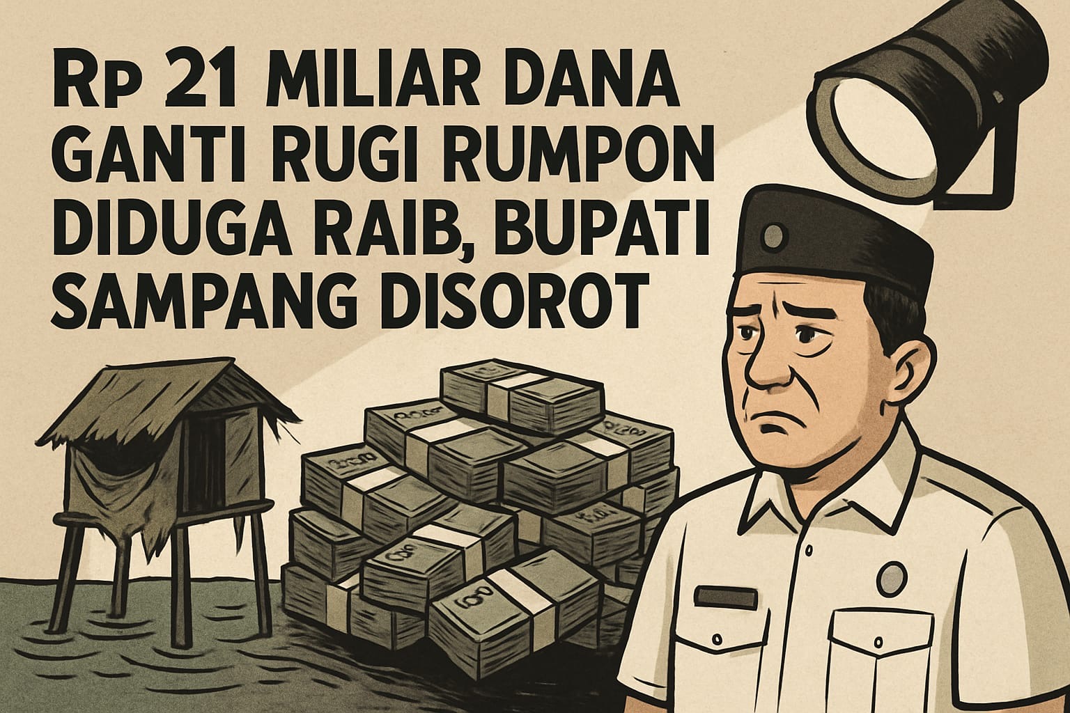 Rp 21 Miliar Dana Ganti Rugi Rumpon Diduga Raib, Bupati Sampang Disorot