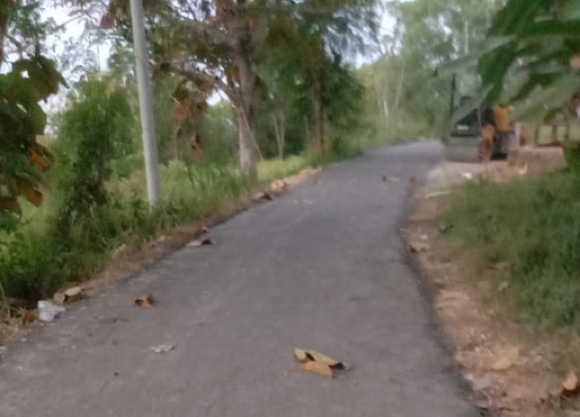 Dana Desa Dipertanyakan, Pengaspalan Jalan Tapaan Sampang Diduga Sarat Penyimpangan