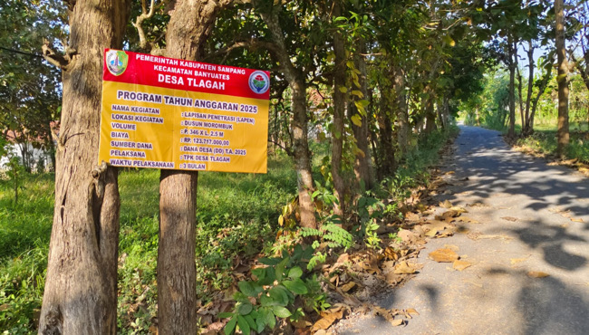 Proyek Jalan Lapen di Tlagah Sampang Disorot, Kualitas Tipis Meski Dana Ratusan Juta