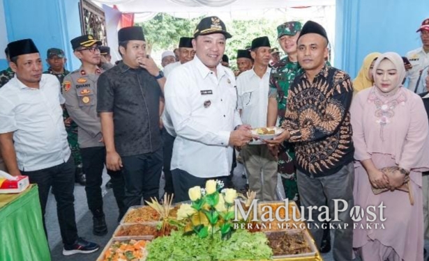 Bupati Sampang Resmikan Dapur MBG di Jrengik, Targetkan Tekan Angka Stunting