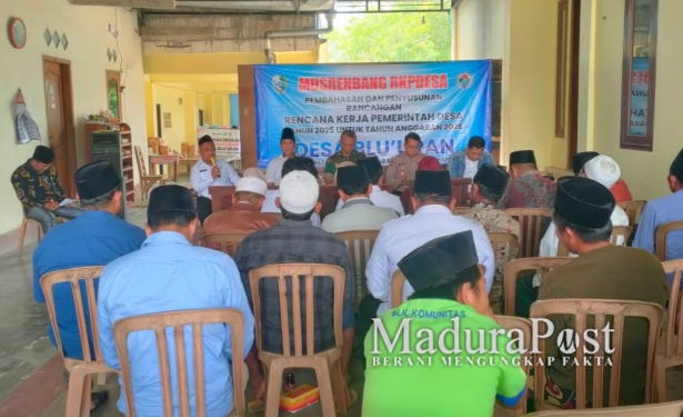 Pemdes Blu’uran Sampang Gelar Musrenbangdes RKP 2025 untuk Anggaran 2026