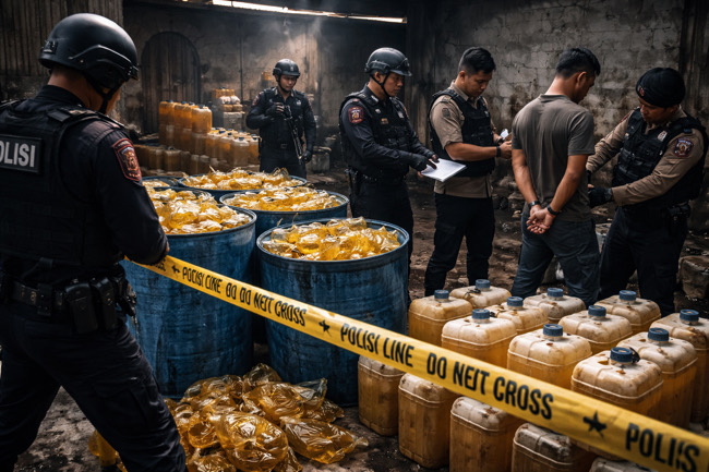 Kasus Minyak Goreng Curah di Sokobanah Digerebek Polisi, Pernyataan Kapolres dan Humas Polres Sampang Bertolak Belakang