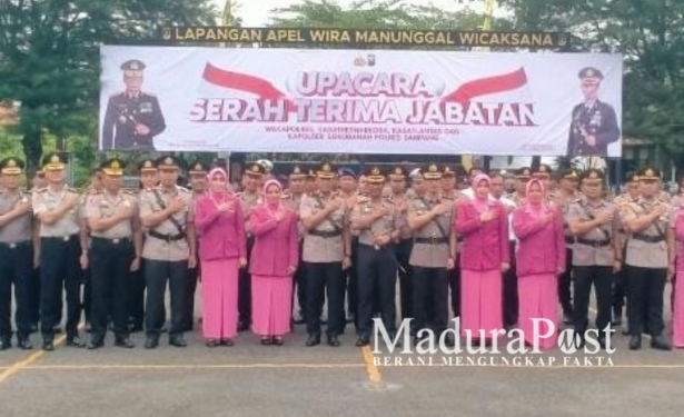 Polres Sampang Resmi Lakukan Penyegaran, Kapolsek Sokobanah Berganti