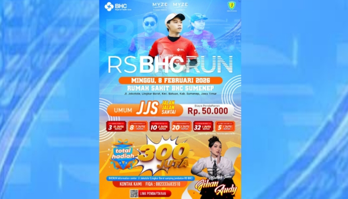 RS BHC Run 2026 Diserbu Peserta, Pendaftar Tembus 5.000 Jelang Penutupan