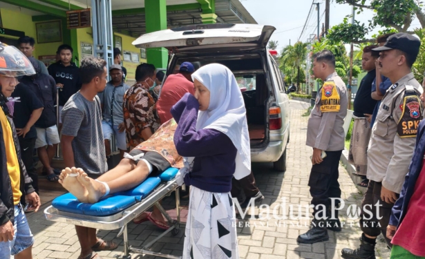 Motor Tabrak Pembatas Jalan di Pamekasan, Dua Remaja Meninggal Dunia