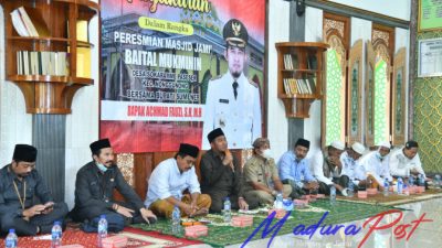 Bupati Fauzi Harapkan Masjid Baital Mukminin Bisa Dijaga Masyarakat