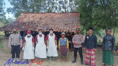 Giat Polsek Karang Penang Antisipasi Penyebaran Virus PMK di Desa Bulmatet