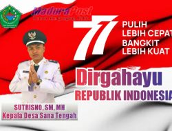 Pemerintah Desa Sana Tengah Mengucapkan Dirgahayu Republik Indonesia ke 77