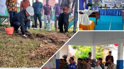 Sekdakab Sampang Letakkan Batu Pertama Pembangunan Rumah Pinter di Sokobanah