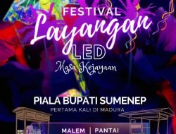 Festival Layangan LED Akan Menghiasi Pantai Lombang Sumenep, Yuk Ikutan Lombanya!