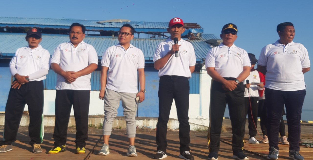 Forkopimcam Pasean saat Acara Pembukaan HUT RI ke 78 bertempat di Pelabuhan Batu Kerbuy Pasean Pamekasan. (Dok MaduraPost)