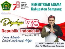 Kemenag Kabupaten Sampang : Dirgahayu Republik Indonesia ke 78