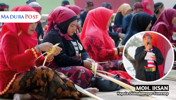 KOLASE. Potret Festival Ketupat 2025 berlangsung meriah di Pantai Slopeng di tahun ini. (Istimewa for MaduraPost)