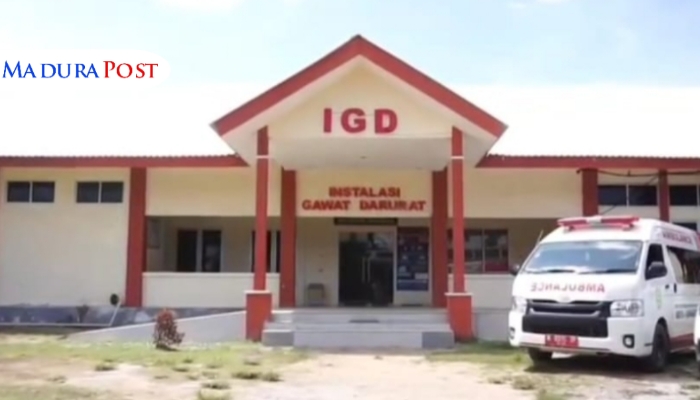 BANGUNAN. Potret RS Abuya Kangean tampak dari depan, kini memprioritaskan pengadaan alkes. (Istimewa for MaduraPost)