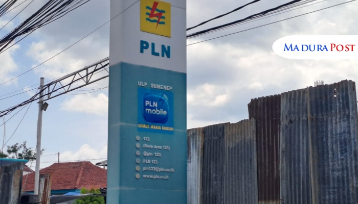 LOKASI. Potret Kantor ULP PLN Sumenep yang berlokasi di Jalan Urip Sumoharja, Mastasek, Pabian, Kecamatan Kota. (M.Hendra.E/MaduraPost)