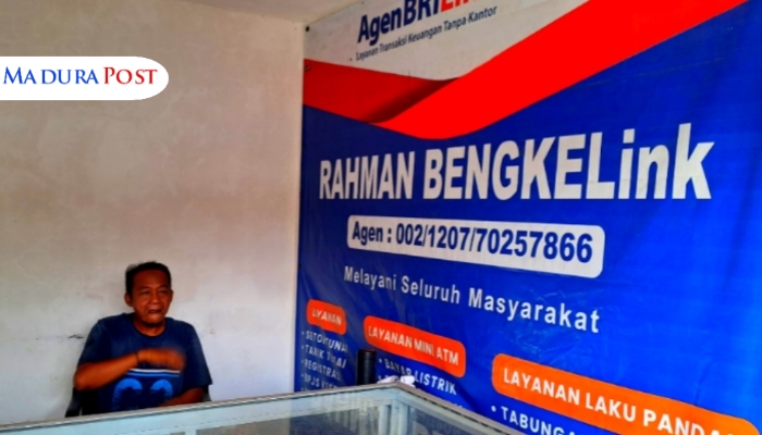 PROFIL. Potret Rahman Bengkelink, Agen Brilink di Kecamatan Gapura Sumenep. (Istimewa for MaduraPost)