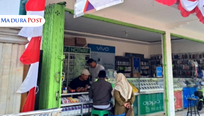 SUKSES. Potret suasana di Agen BRILink M Taufik Ady S, di Kecamatan Batang-batang, Kabupaten Sumenep, Madura, Jawa Timur. (Istimewa for MaduraPost)