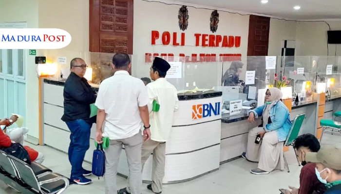 MELAYANI. Suasana layanan di Poli Terpadu RSUDMA Sumenep yang kini terintegrasi dengan platform digital Satu Sehat. (Istimewa for MaduraPost)