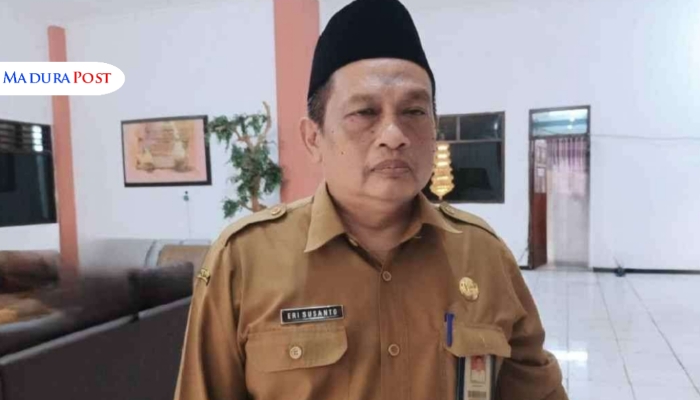 PROFIL. Potret Kepala Dinas PUTR Sumenep, Eri Susanto, saat diwawancara pada sebuah acara beberapa waktu lalu. (Istimewa for MaduraPost)