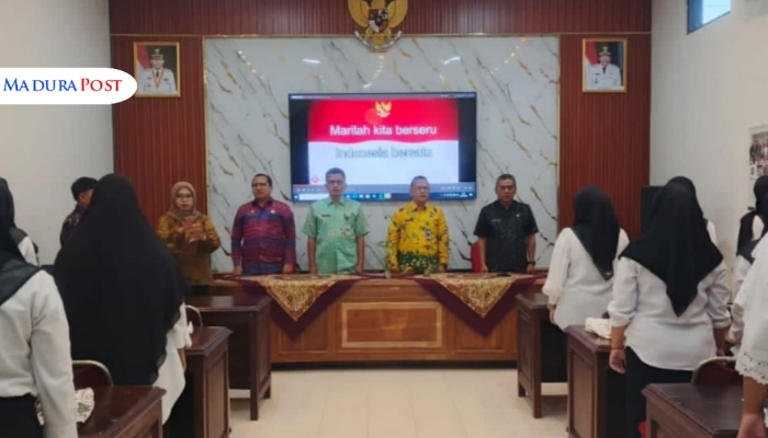 ACARA. Pembukaan pelatihan vokasi Tata Boga Disnaker Sumenep, diikuti peserta dari lima kecamatan. (Istimewa for MaduraPost)