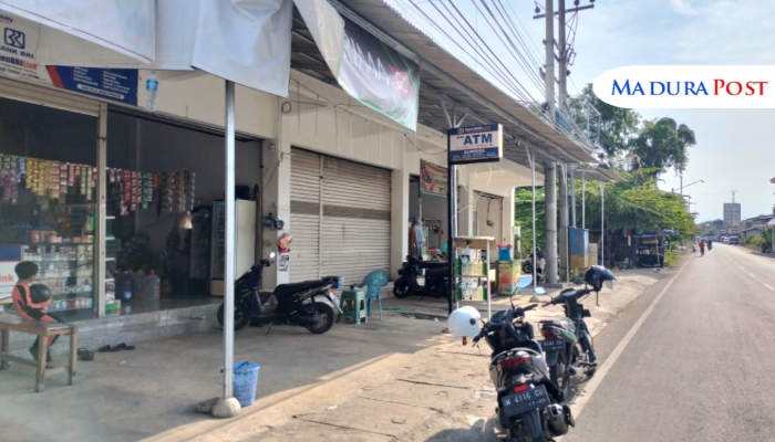LOKASI. Potret Agen BRIlink Almeera yang berlokasi di Jalan Adirasa, Kolor, Sumenep. (M.Hendra.E/MaduraPost)