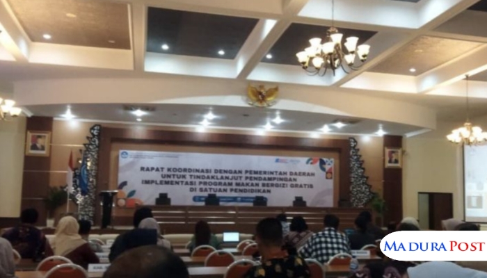 ACARA. Suasana Rapat Koordinasi Tindak Lanjut Pendampingan Implementasi Program Makan Bergizi Gratis di kantor BBPMP Jawa Timur. (Istimewa for MaduraPost)