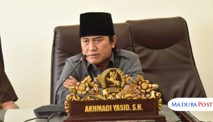 PROFIL. Anggota Komisi III DPRD Sumenep, Akhmadi Yasid, saat mengikuti sidang paripurna beberapa waktu lalu. (Istimewa for MaduraPost)