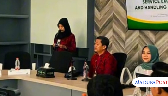 ACARA. Suasana pelatihan Service Excellent dan Handling Complaint bagi pegawai BPRS Bhakti Sumekar bersama Muamalat Institute. (Istimewa for MaduraPost)