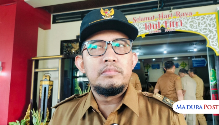 PROFIL. Bupati Sumenep, Achmad Fauzi Wongsojudo, saat diwawancara awak media beberapa waktu lalu. (M.Hendra.E/MaduraPost)