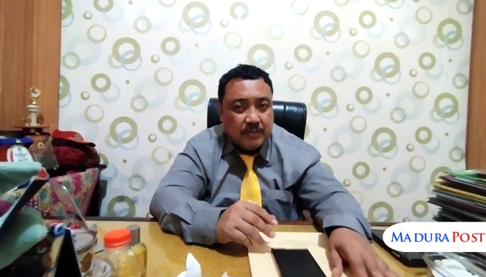 PROFIL. Kepala Bakesbangpol Sumenep, Achmad Dzulkarnain, saat menyampaikan pesan Pancasila di momentum peringatan Hari Kesaktian Pancasila, Rabu (1/10/2025). (Istimewa for MaduraPost)