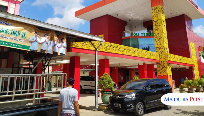 BANGUNAN. Potret RSUDMA Sumenep tampak depan yang berlokasi di Jalan Doktor Cipto Kolor, Kecamatan Kota. (Istimewa for MaduraPost)