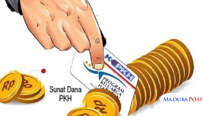 ILUSTRASI. Ilustrasi pemotongan dana bantuan sosial PKH yang mencerminkan dugaan penyalahgunaan wewenang dalam penyaluran bantuan kepada warga. (Istimewa for MaduraPost)