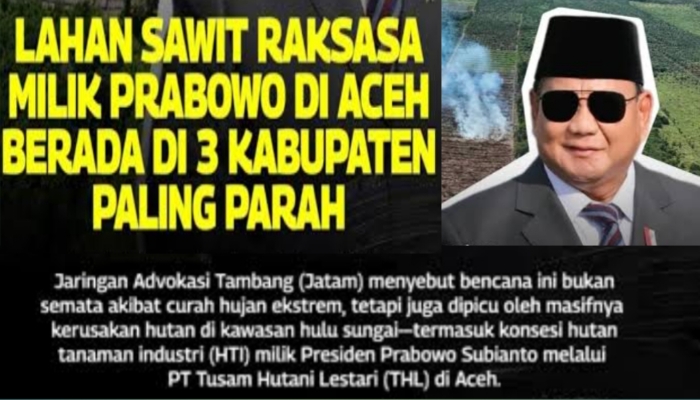 ILUSTRASI. Pemberitaan terkait polemik perkebunan sawit dan isu kerusakan lingkungan di Aceh, dengan menampilkan figur publik dalam konteks diskusi kebijakan. (Istimewa for MaduraPost)