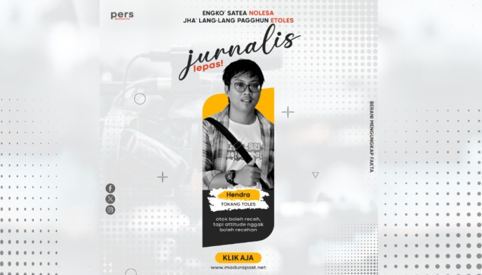 PROFIL. Miftahol Hendra Efendi, jurnalis lepas, potret sederhana tentang keberanian mengungkap fakta. (Redaksi MaduraPost)