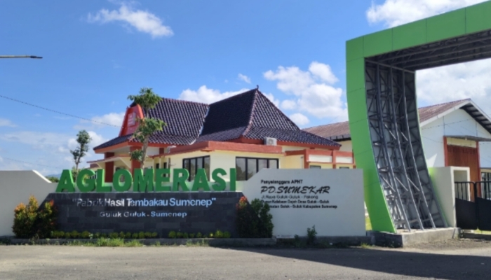 LOKASI. APHT Guluk-Guluk, Sumenep, yang dikelola PD Sumekar, menjadi sentra baru industri rokok di Madura. (Istimewa for MaduraPost)