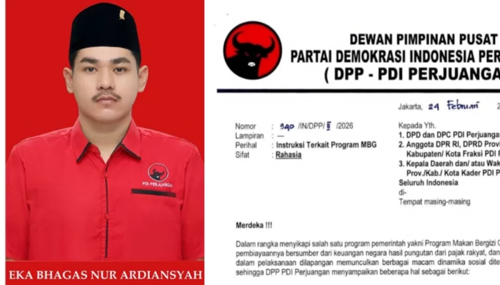 PROFIL. Eka Bhagas Nur Ardiansyah, anggota DPRD Sumenep, diduga tak ikuti instruksi DPP PDI Perjuangan soal kepemilikan dapur MBG. (Istimewa for MaduraPost)