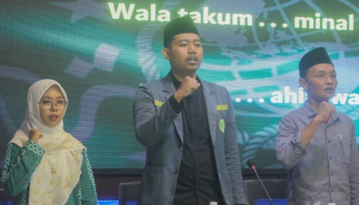 SEREMONI. Forum Konferensi Cabang IPNU Sumenep masa khidmat 2026–2028, meneguhkan komitmen dan soliditas kader. (Istimewa for MaduraPost)