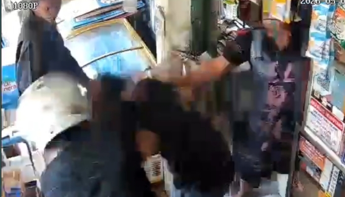 TANGKAPAN LAYAR. Kondisi Warung Madura DRP Toko Adi Jaya pascakejadian yang viral dan menuai sorotan publik. (Istimewa for MaduraPost)