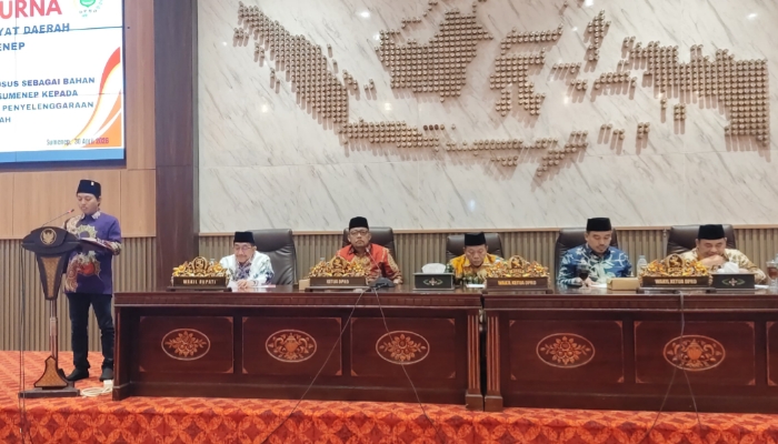 ACARA. Rapat koordinasi Pemkab dan DPRD Sumenep membahas penerapan transaksi elektronik untuk mengoptimalkan PAD. (Istimewa for MaduraPost)
