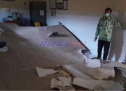 Dibangun Tahun 2020, Plafon Gedung Puskesmas Sukapura Probolinggo Sudah Ambrol