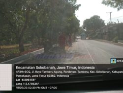 Proyek Irigasi Jalan Nasional di Tamberu Barat Sampang Bahayakan Pengendara Bermotor