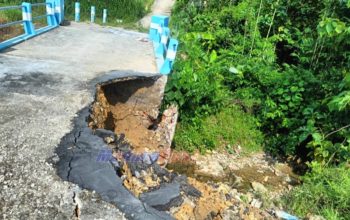 Diduga Gagal Perencanaan, Jembatan Dana Pokir Milik Fraksi PKB di Sampang Ambruk