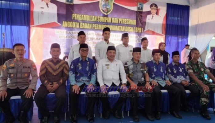 Usai BPD Bulmatet Sampang Dilantik, Kepala Desa : Kami Harap Bisa Bersinergi dengan Pemdes